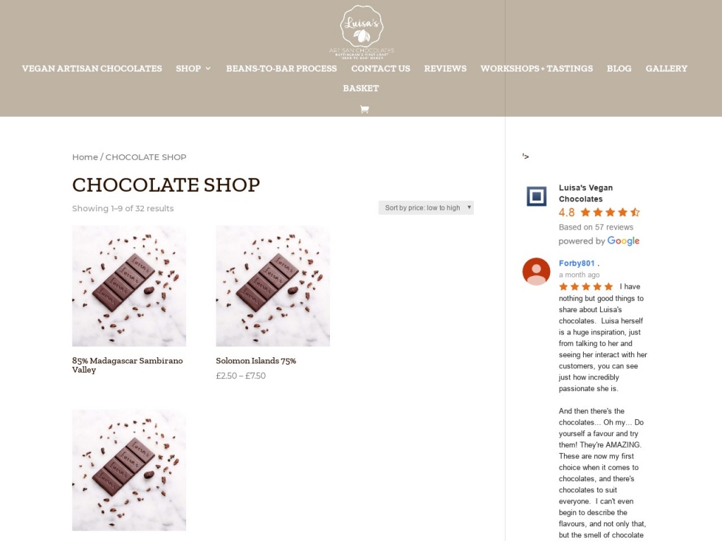 Luisa's Vegan Chocolates