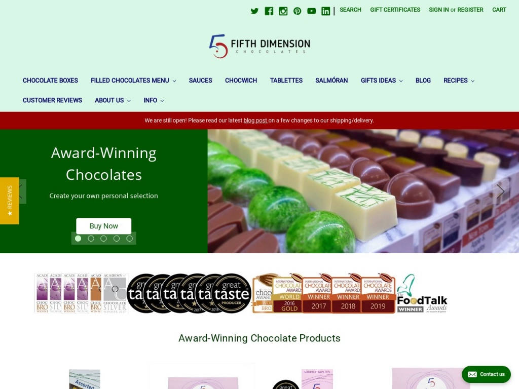 Fifth Dimension Chocolates
