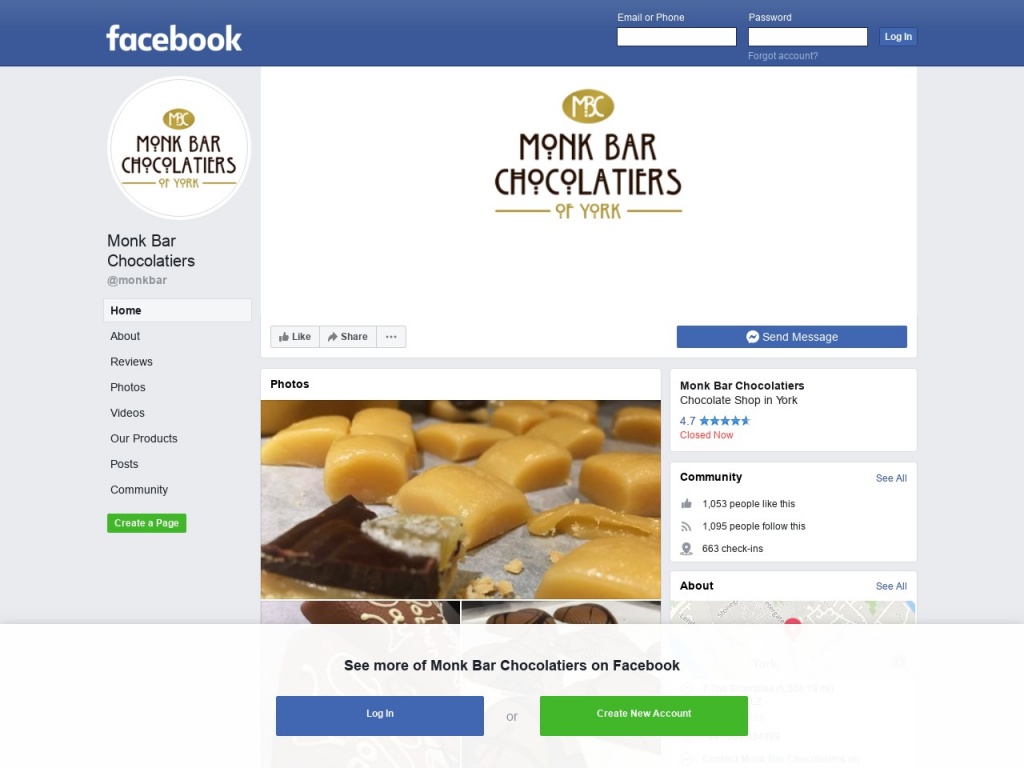 Monk Bar Chocolatiers