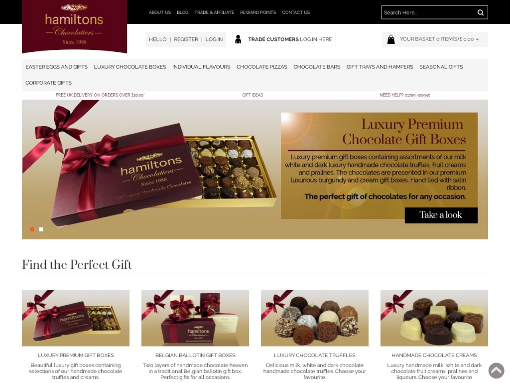 Hamiltons Chocolate
