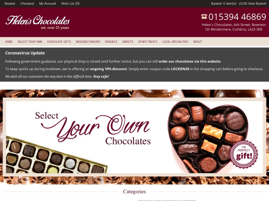 Helen's Chocolates