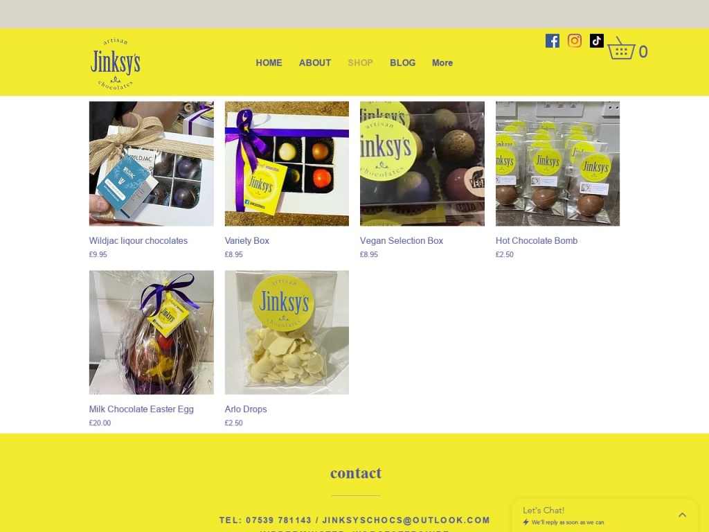 Jinksy's Artisan Chocolates