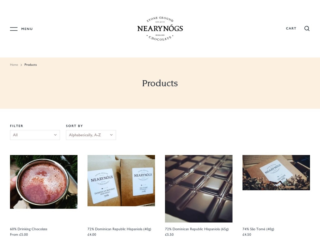 NearyNógs Stoneground Chocolate