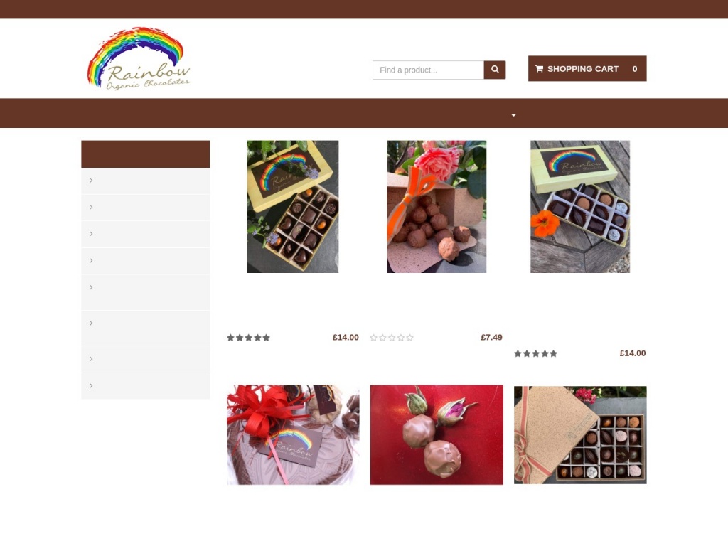 Rainbow Organic Chocolates