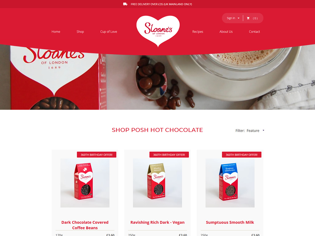 Sloane's Hot Chocolate