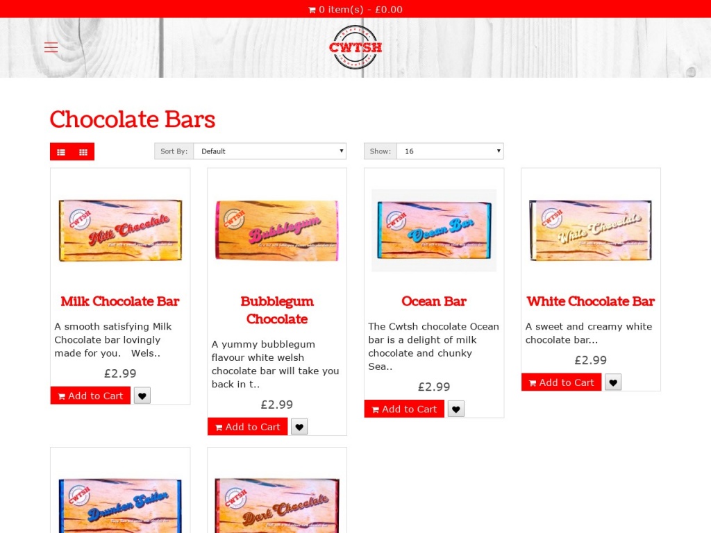 Cwtsh Welsh Chocolate