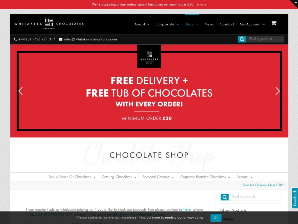 Whitakers Chocolates