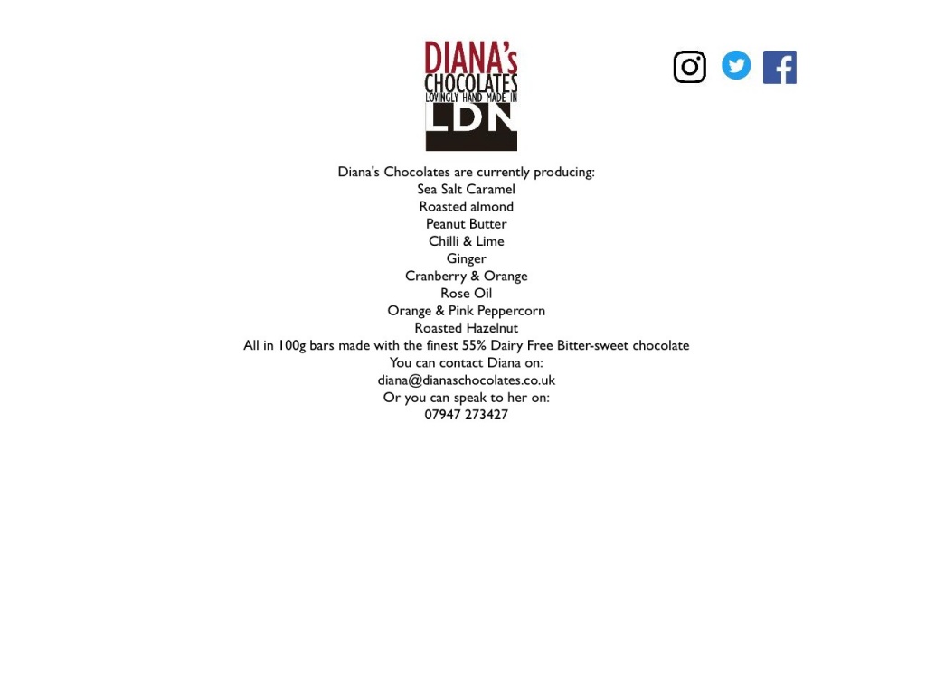 Diana's Chocolates