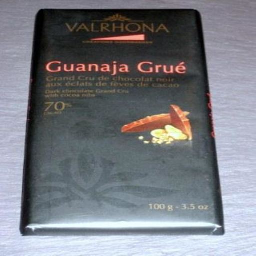 Valrhona Guanaja Grué chocolate bar