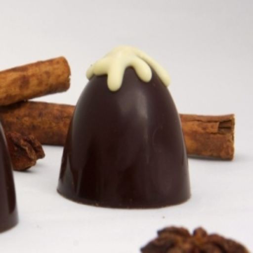 Paul A Young Christmas pudding dessert dome