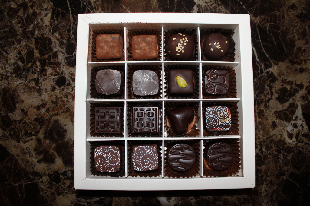 Matcha Chocolate praline box