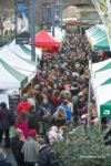 A very busy Chocolate Festival at the Southbank Centre Square, London