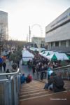 Approaching The Chocolate Festival at the Southbank Centre Square, London