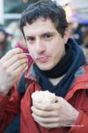 Eating ice cream at The Chocolate Festival 2012