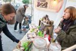 Sampling chocolate at The Chocolate Festival 2012