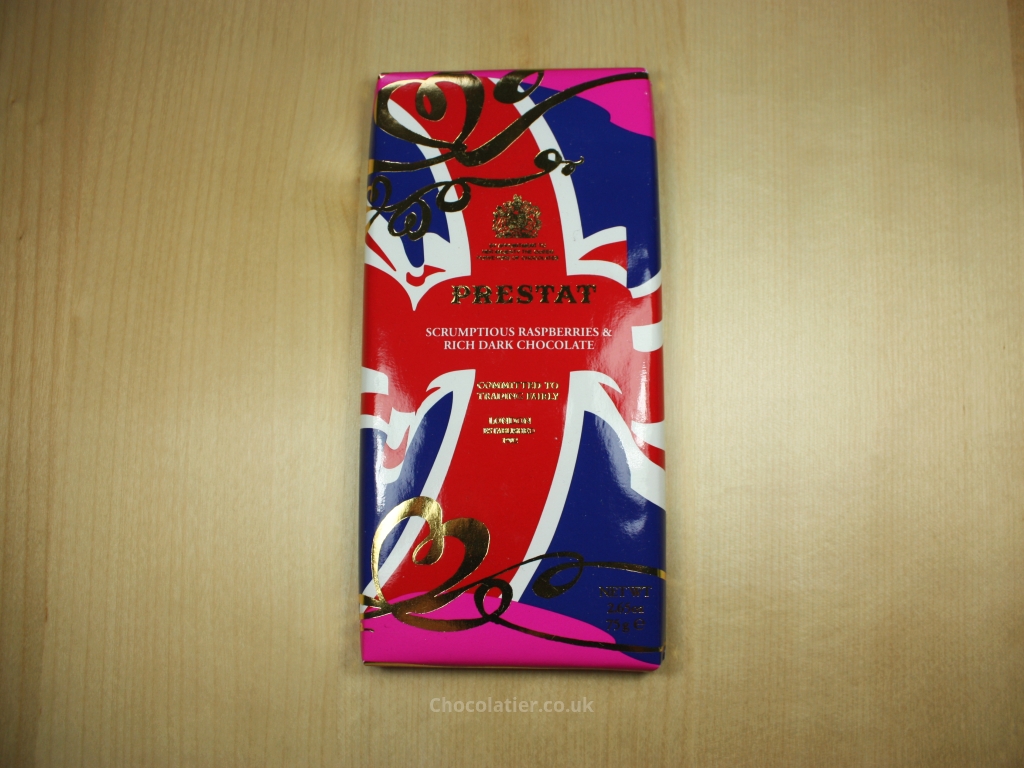 Prestat Raspberry and Dark Chocolate Bar