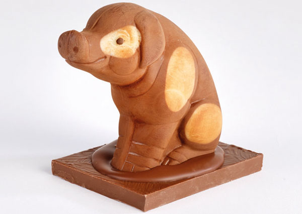 milk choc pig