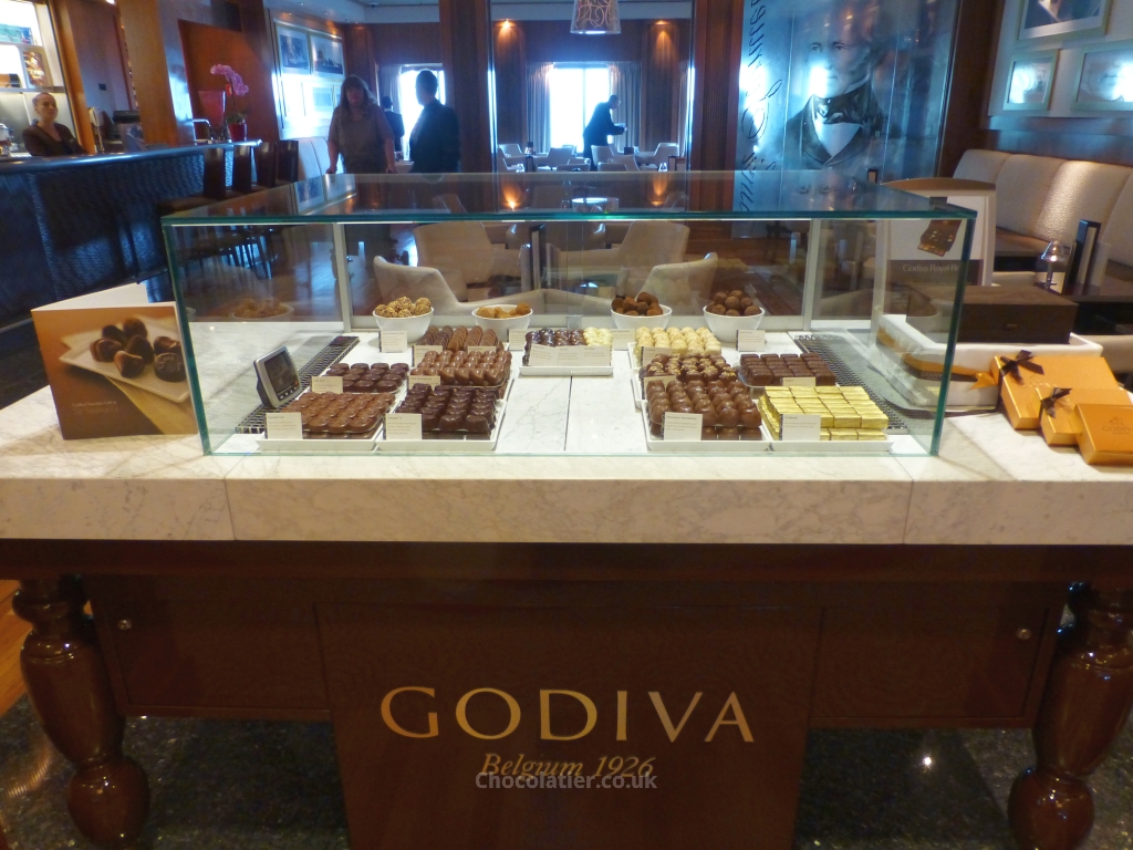 Godiva on Cunard's Queen Mary 2