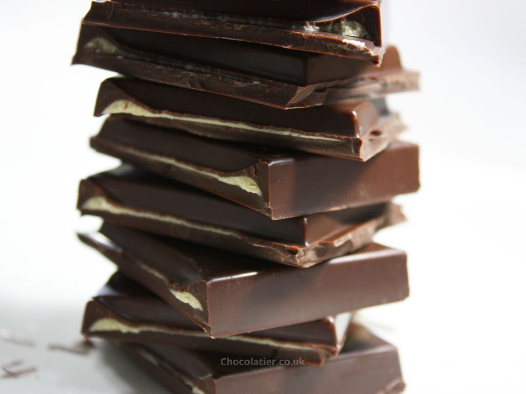 Lindt Creation Pistachio Delight stack of pieces
