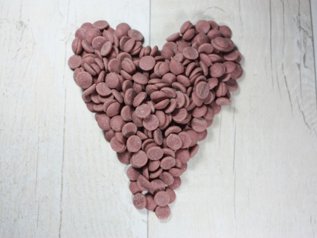 Ruby chocolate heart