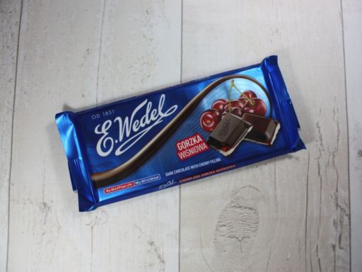 E. Wedel Dark Chocolate with Cherry Filling