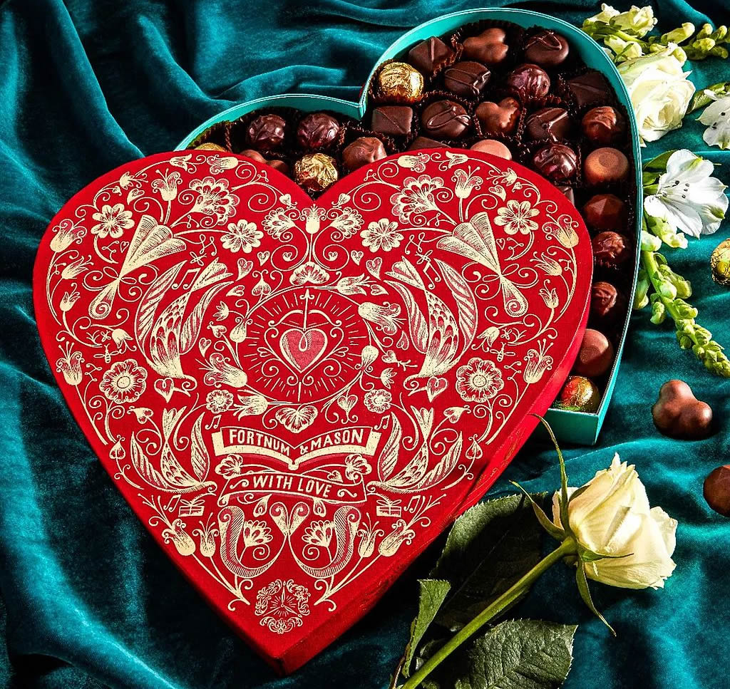 F&M Valentine's Heart Chocolate Selection Box
