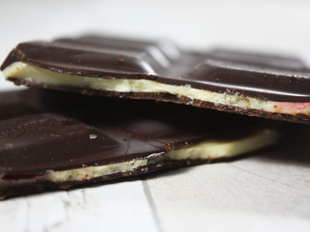 Inside the E. Wedel Dark Chocolate Cherry Bar