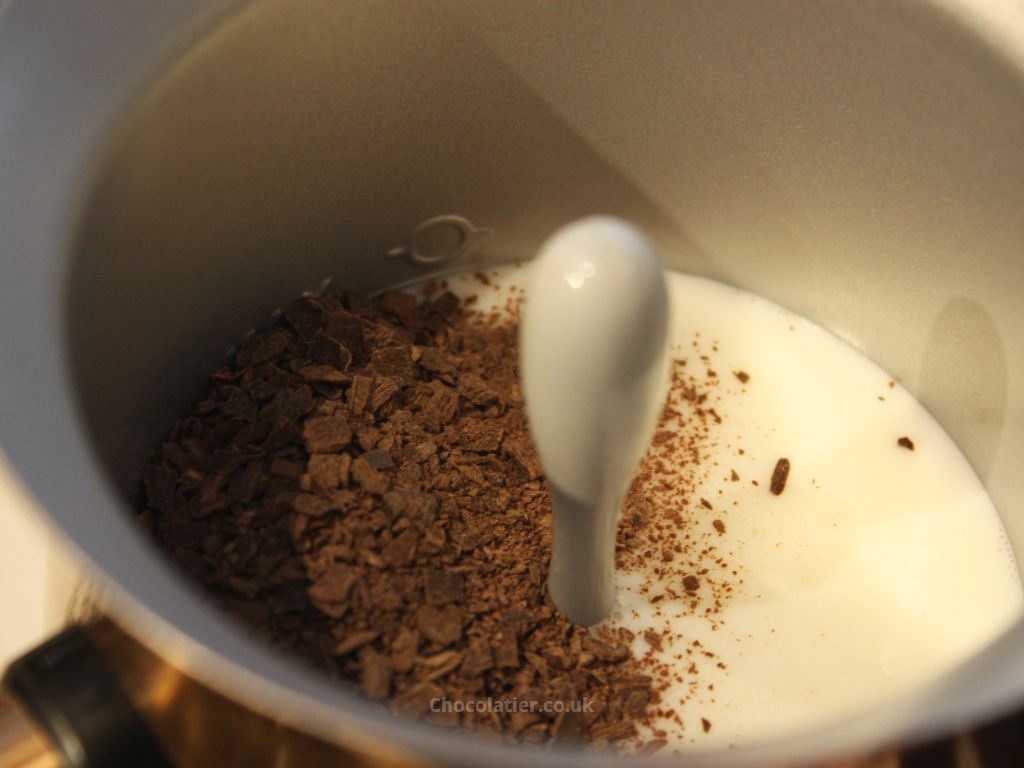 Adding ingredients to the Velvetiser