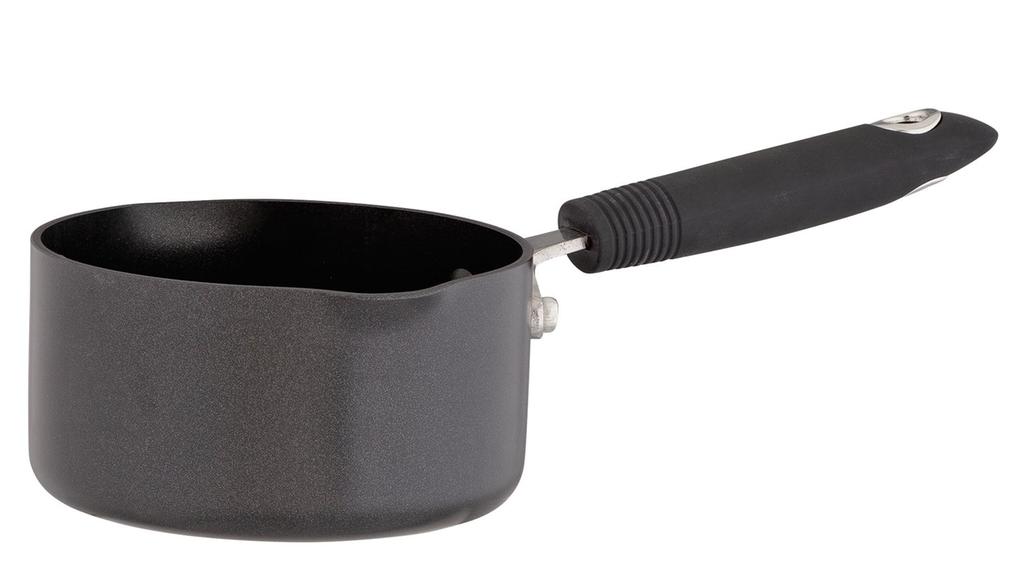 Argos Home 14cm Aluminium Milk Pan - Black