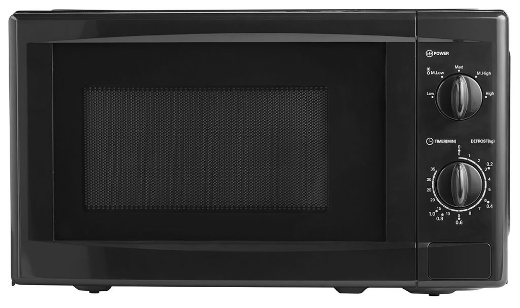 George Home Manual Microwave - Black