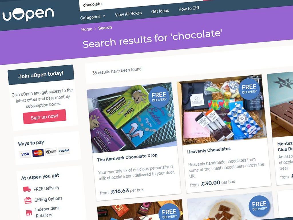 uOpen website