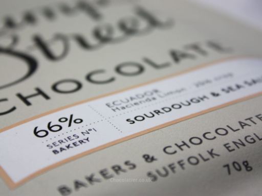 Pump Street 66% Sourdough & Sea Salt Chocolate Packaging