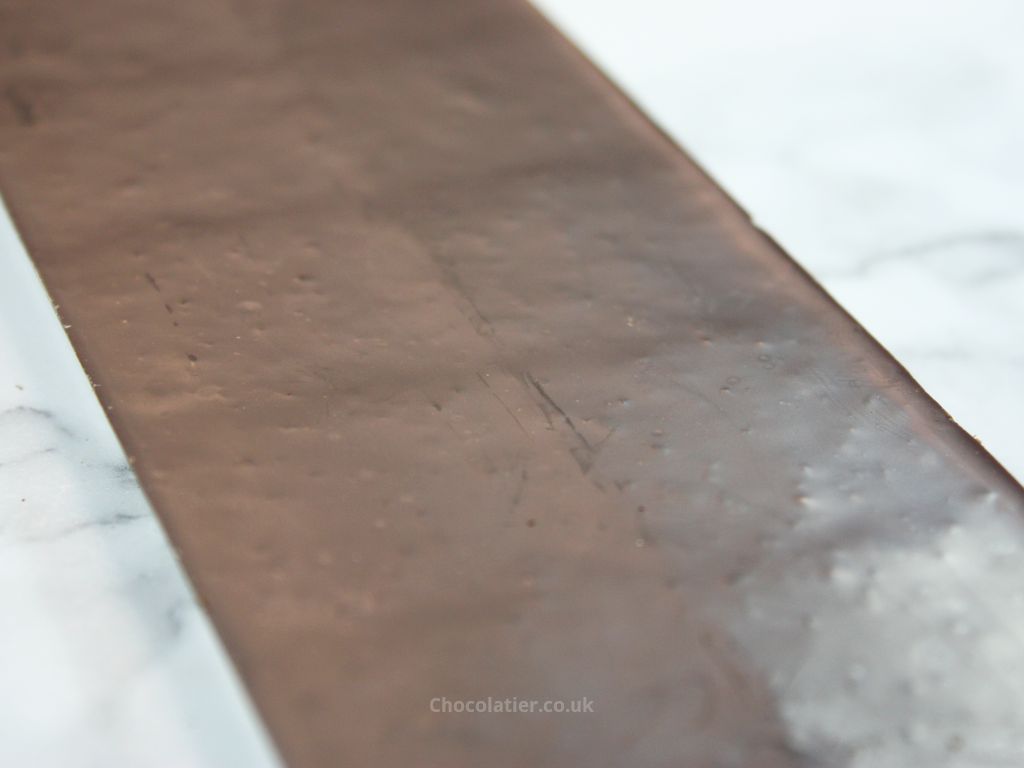Rear of The Chocolate Society Espresso Bean Dark Chocolate Bar