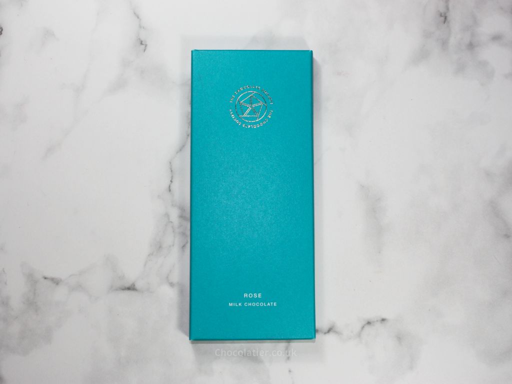 The Chocolate Society Rose Chocolate Bar packaging