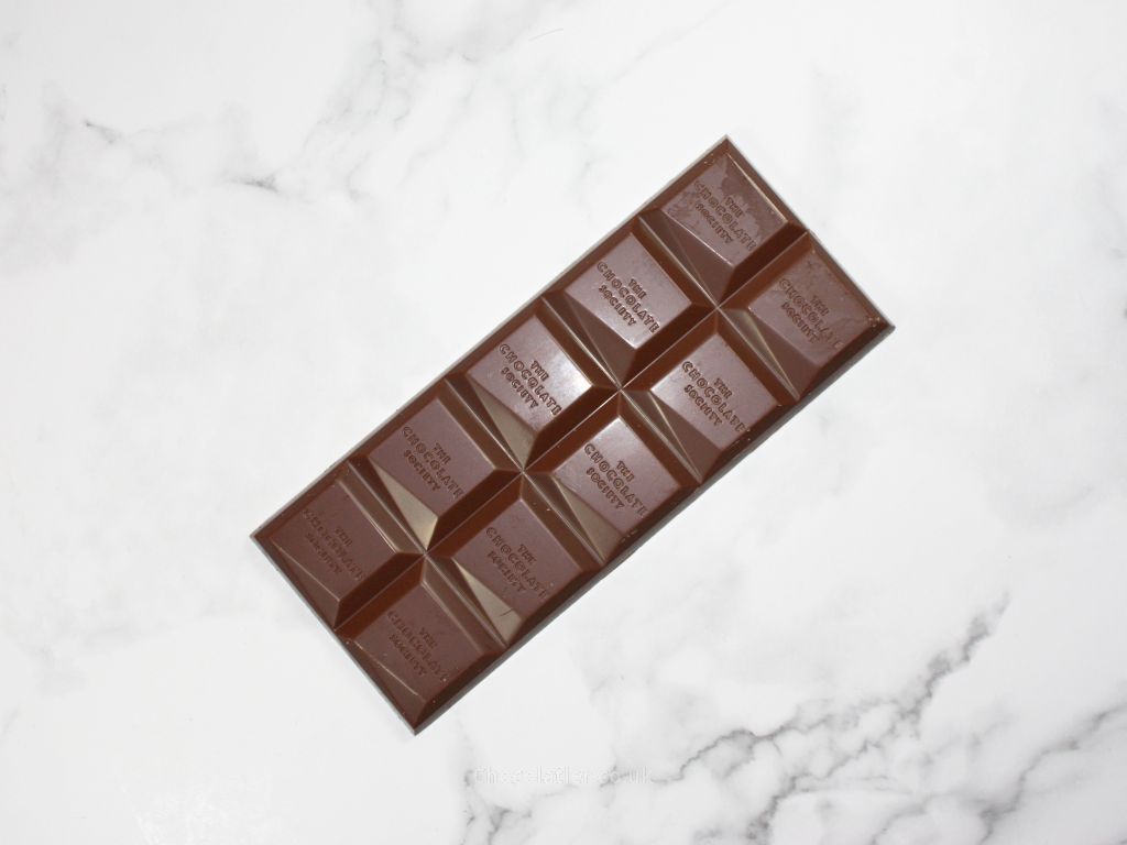 Front of The Chocolate Society Rose Chocolate Bar