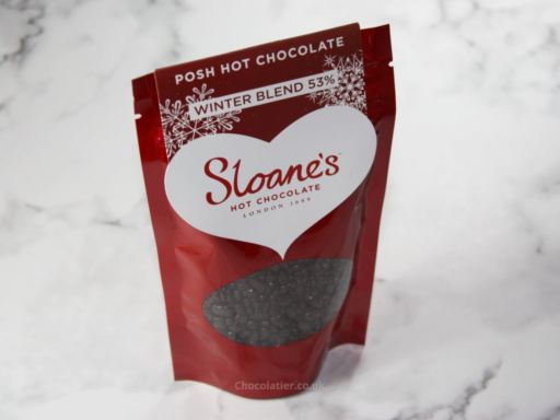 Sloane's 53% Luxury Winter Blend Vegan Hot Chocolate pouch