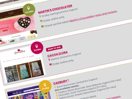 Local Chocolate Shops Screenshot