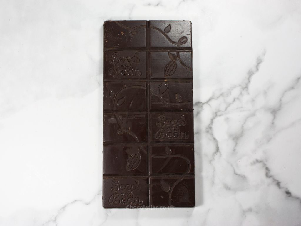 Seed and Bean 72% Lavender Extra Dark Chocolate Bar