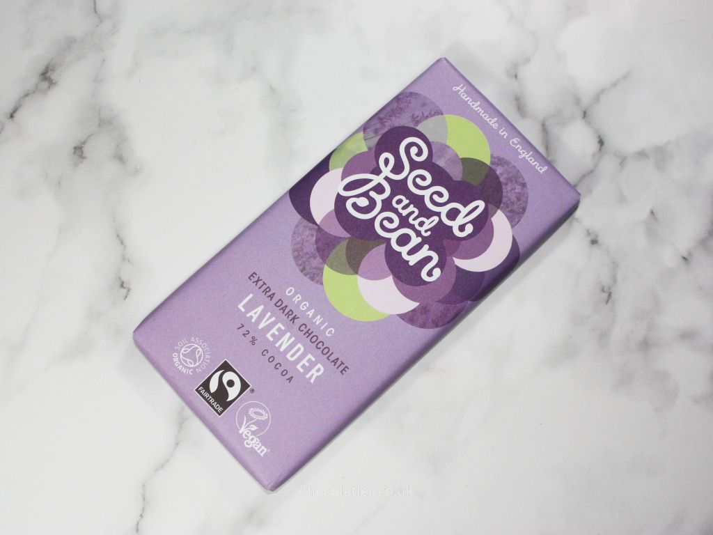 Seed and Bean 72% Lavender Extra Dark Chocolate Review