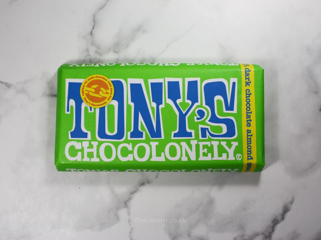Tony's Chocolonely Sea Salted Almond 51% Dark Chocolate Review