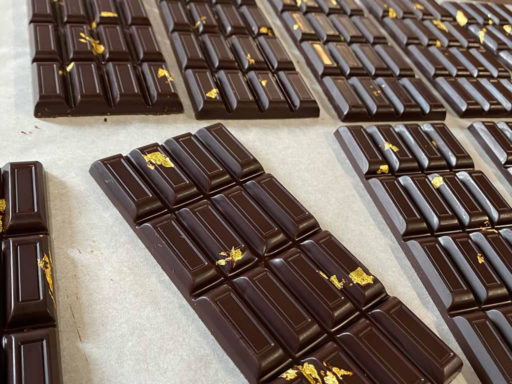 Bullion's Gold Leaf Chocolate Bars For The Royal Mint