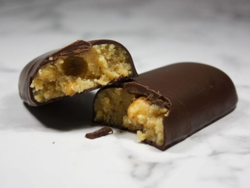 Inside the Niederegger Hazelnut Toffee Loaf