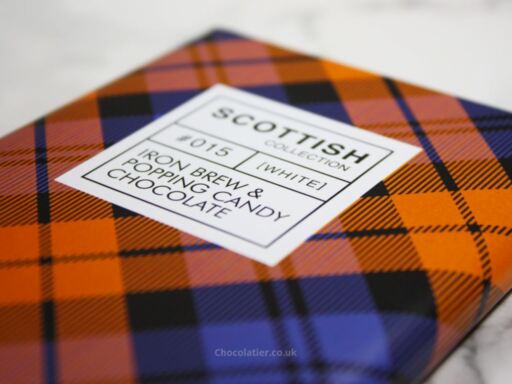 The Quirky Gift Library Iron Brew Chocolate Bar Packaging Closeup
