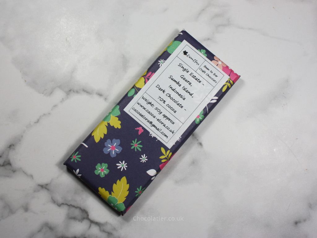 Cacoa Elora Sumba Island 70% Dark Chocolate Review