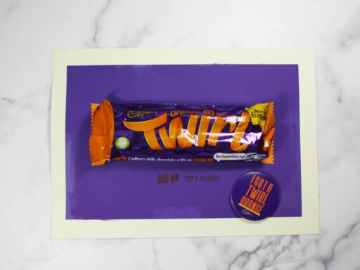 Cadbury Orange Twirl Limited Edition 757