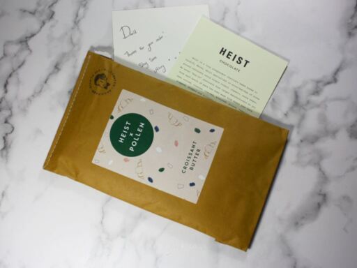 Heist Chocolate postcards
