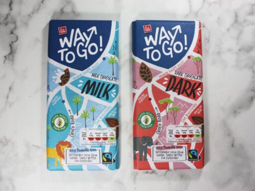 Lidl Fin Carré Way To Go! Milk & Dark Chocolate Bars