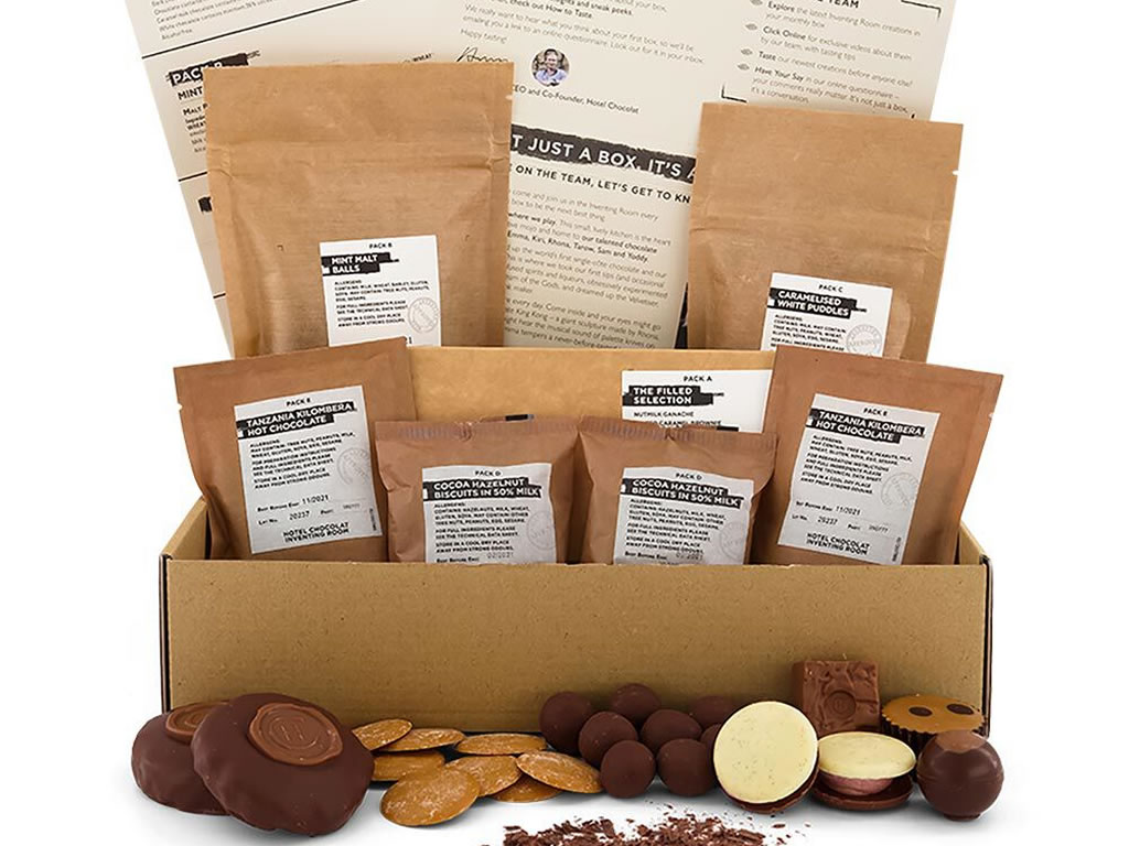 Hotel Chocolat Inventing Room Monthly Subscription Box