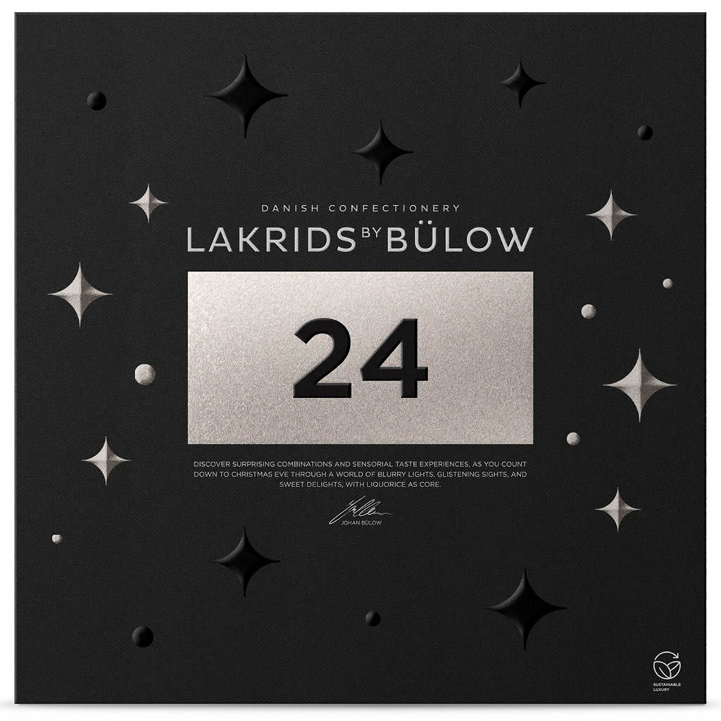 Lakrids by Bülow Chocolate Coated Liquorice Christmas Calendar