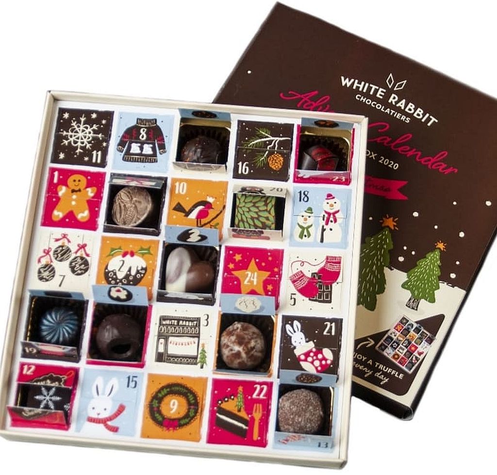 White Rabbit Chocolatiers Advent Calendar Truffle Box